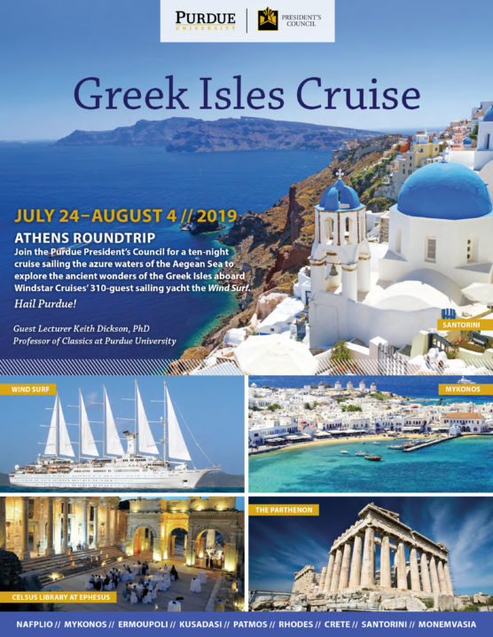 Presidents Council Greek Isles Cruise 2019 Flyer